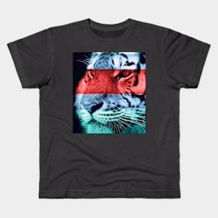 Tiger Portrait Kids T-Shirt